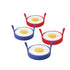 AussieSuperStore Homeware Supplies Fried Egg Silicone Rings Pack of 4 Fried Egg Silicone Rings Moulds Pack of 4 | Sunny Side up Egg Molds CBEGGRINGSX4